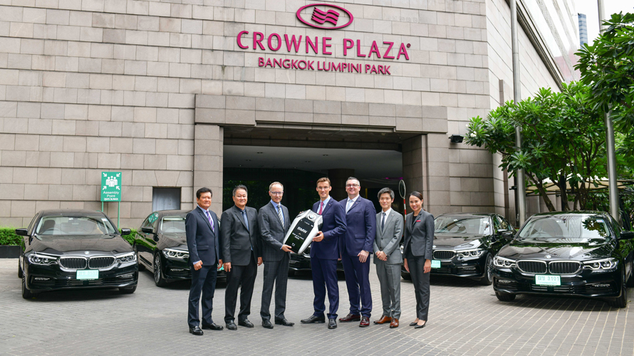 BMW Thailand and Crowne Plaza Bangkok Lumpini Park BMW Thailand and Crowne Plaza Bangkok Lumpini Park